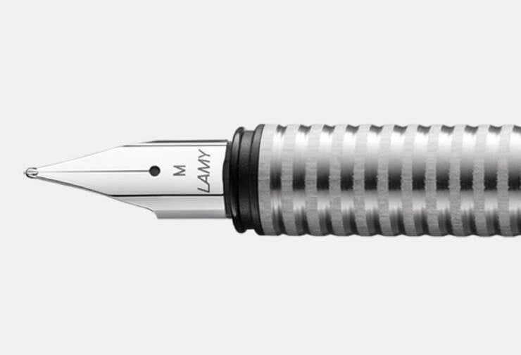 LAMY | Logo - Fountain Pen - Brushed Steel