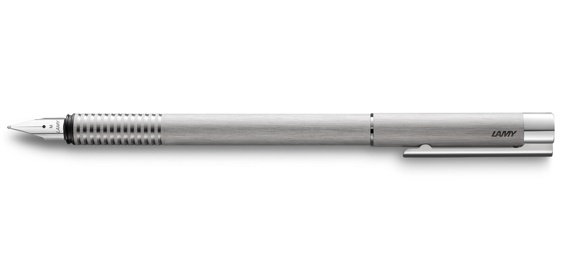 LAMY | Logo - Fountain Pen - Brushed Steel