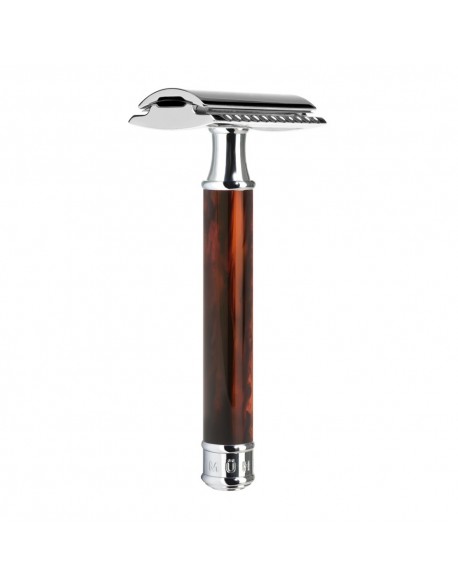 Muhle | R108 Safety Razor – Closed Comb – Tortoise Shell