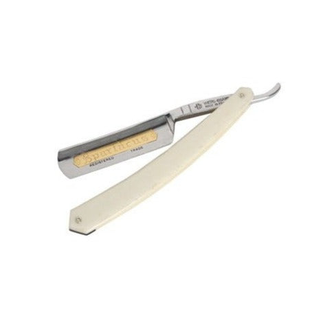 Thiers Issard | 6/8 White Micarta Spartacus Straight Razor