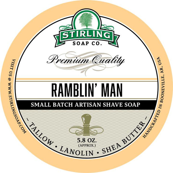 Stirling Soap Co. | Ramblin' Man - Shave Soap