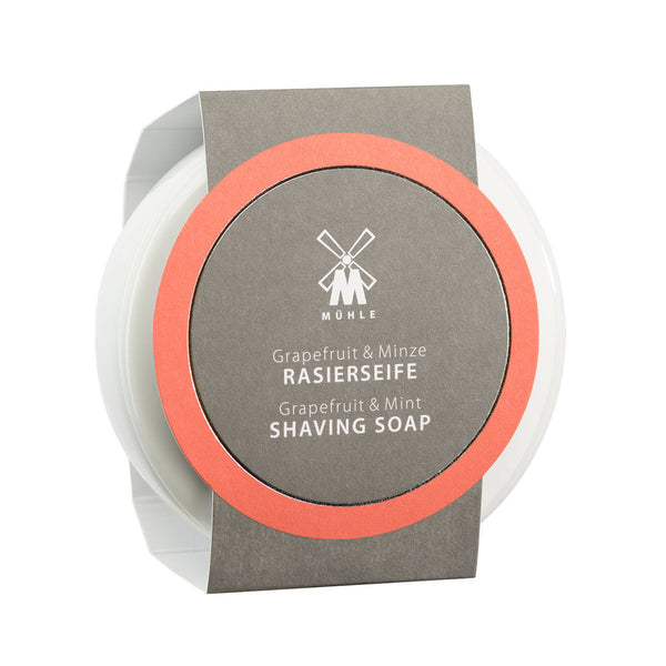 Muhle | Grapefruit & Mint Shaving Soap in Porcelain Dish