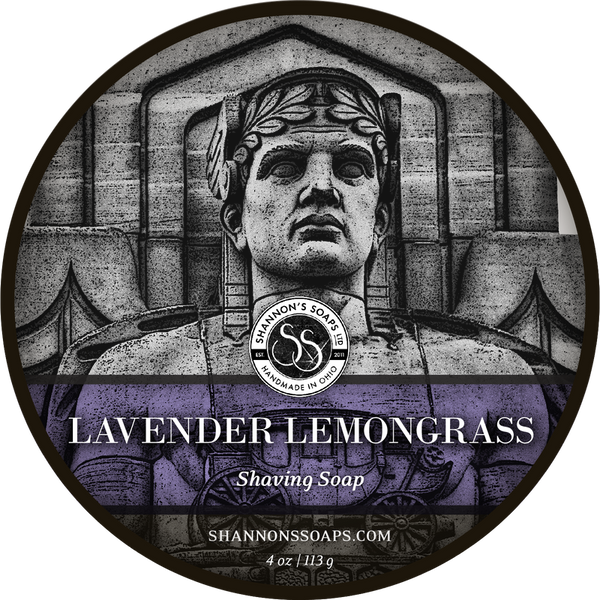 Shannon's Soaps | LAVENDER LEMONGRASS  SHAVING SOAP