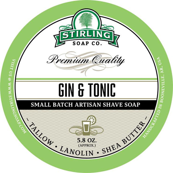 Stirling Soap Co. | Gin & Tonic - Shave Soap