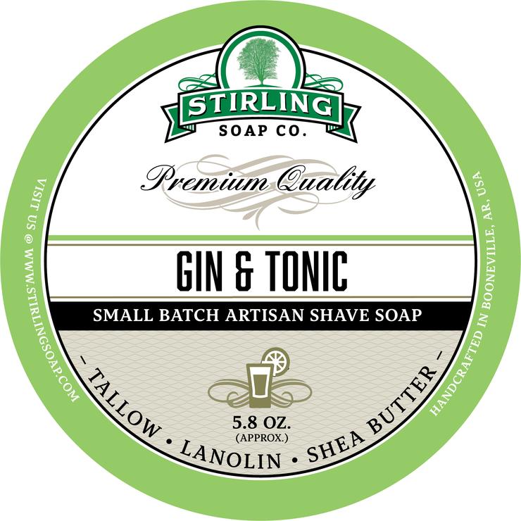 Stirling Soap Co. | Gin & Tonic - Shave Soap