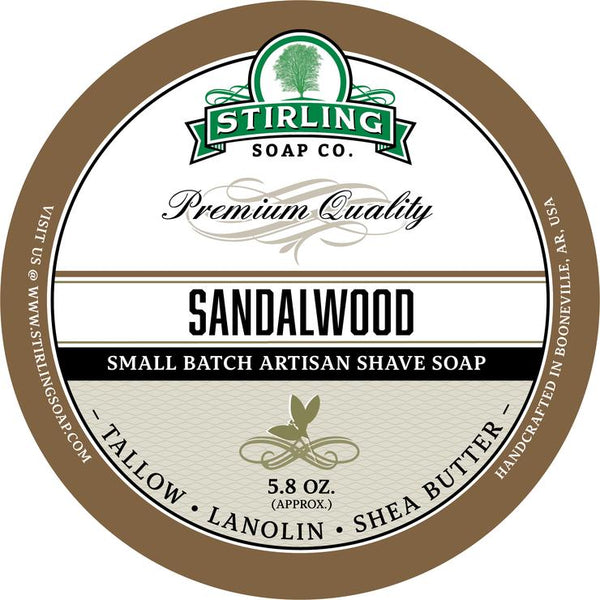 Stirling Soap Co. | Sandalwood - Shave Soap