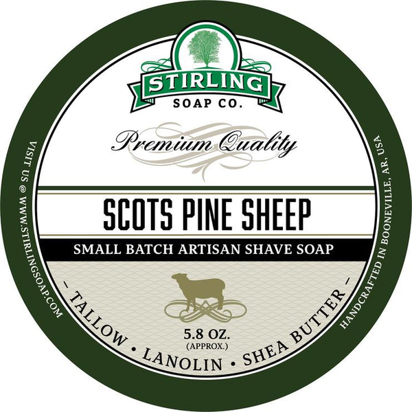 Stirling Soap Co. | Scots Pine Sheep - Shave Soap