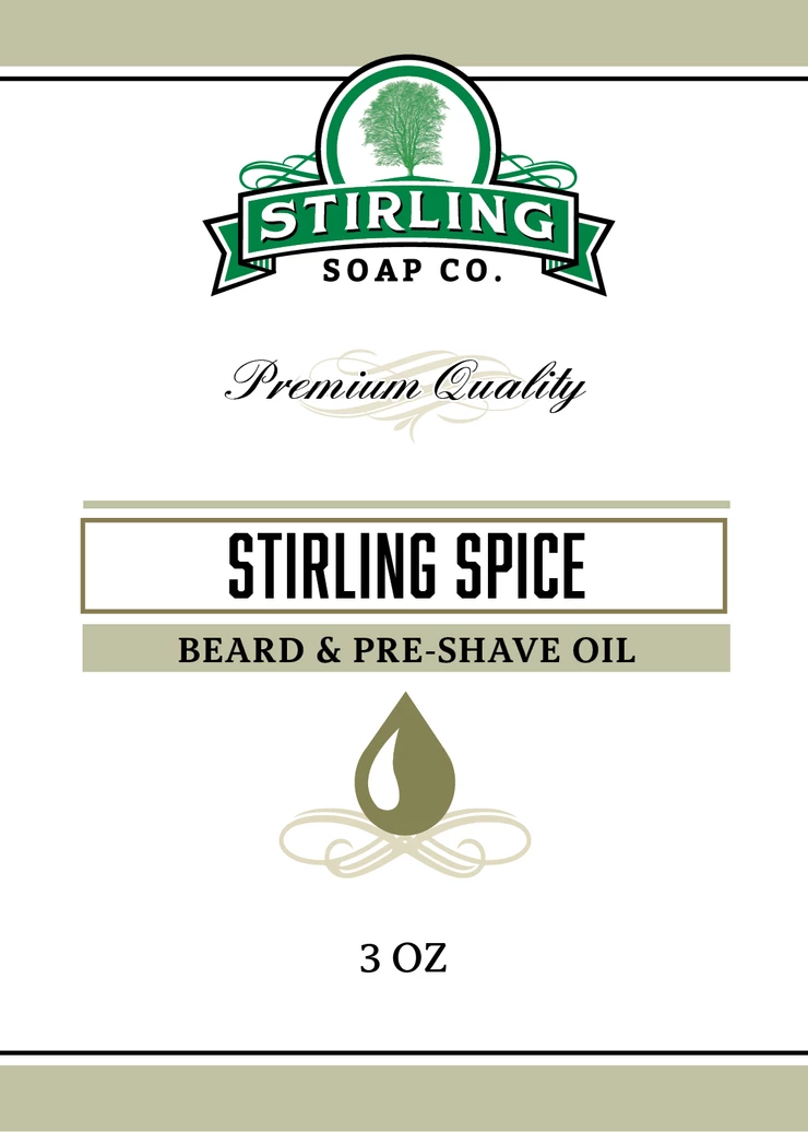 Stirling Soap Co. | Stirling Spice – Beard & Pre-Shave Oil