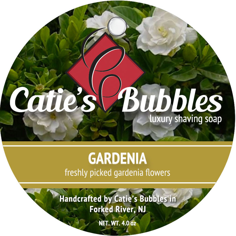 Catie’s Bubbles | Gardenia Luxury Shaving Soap